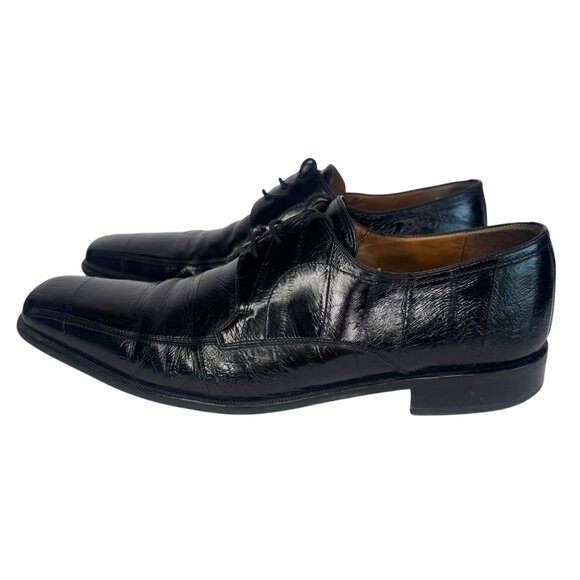 Mezlan Mens Black Leather Lace Up Dress Shoes Spain Size US 11.5 With Dust Bags main image 11
